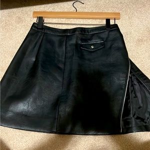Leather skirt